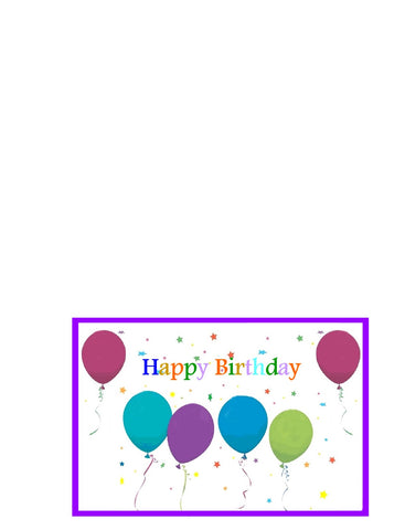 Happy Birthday, Balloons
