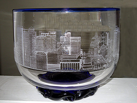 Estate Boston Harbor Bowl by Pairpoint Crystal