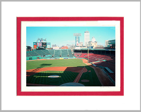 Fenway Park Matted Print
