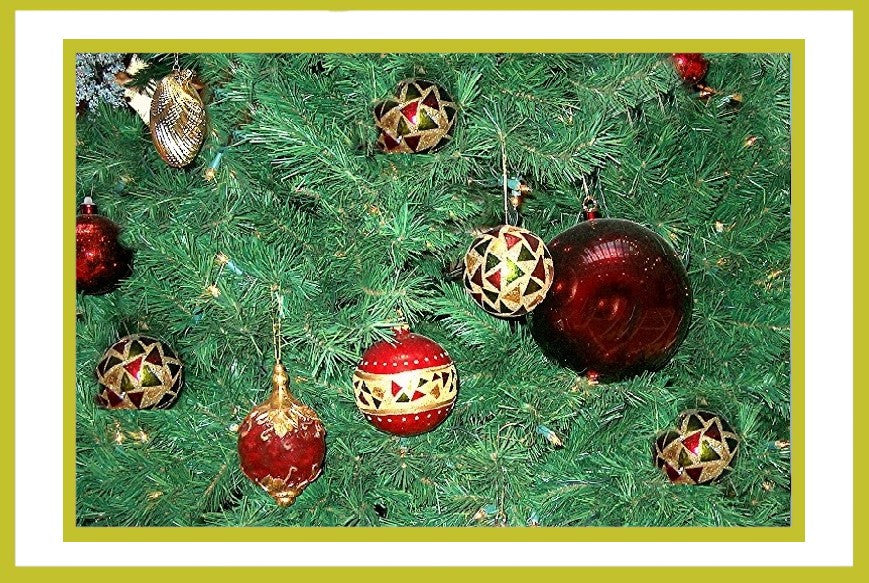 Christmas Balls on Tree