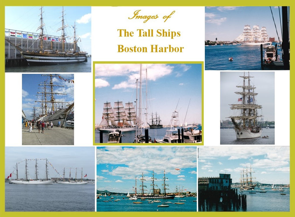 Images of Tall Ships in Boston Harbor