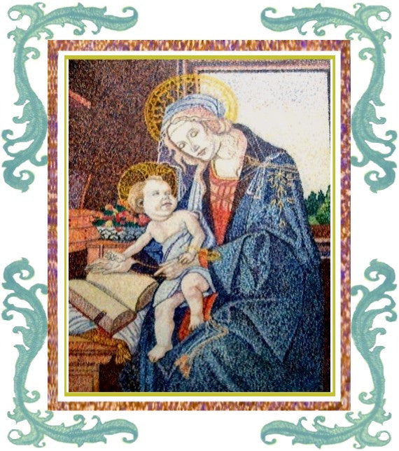 Madonna of the Book (Reproduction)