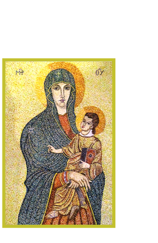 Madonna and Child Matted Print