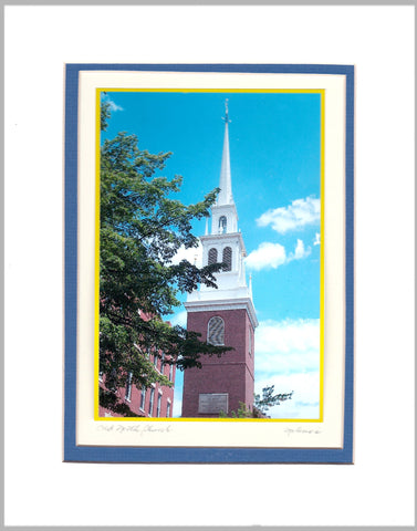 Old North Church Matted Print