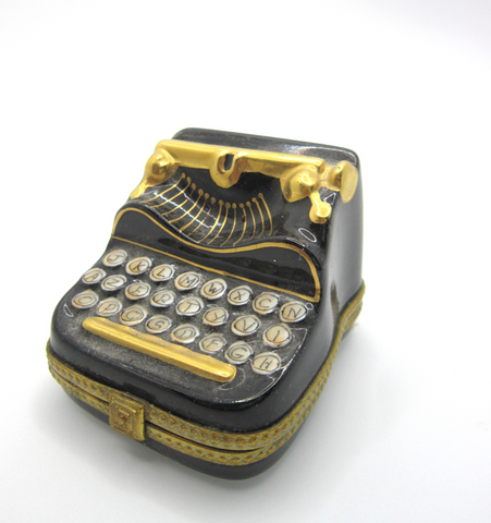 Limoges Vintage Trinket Box (Typewriter) by Rochard
