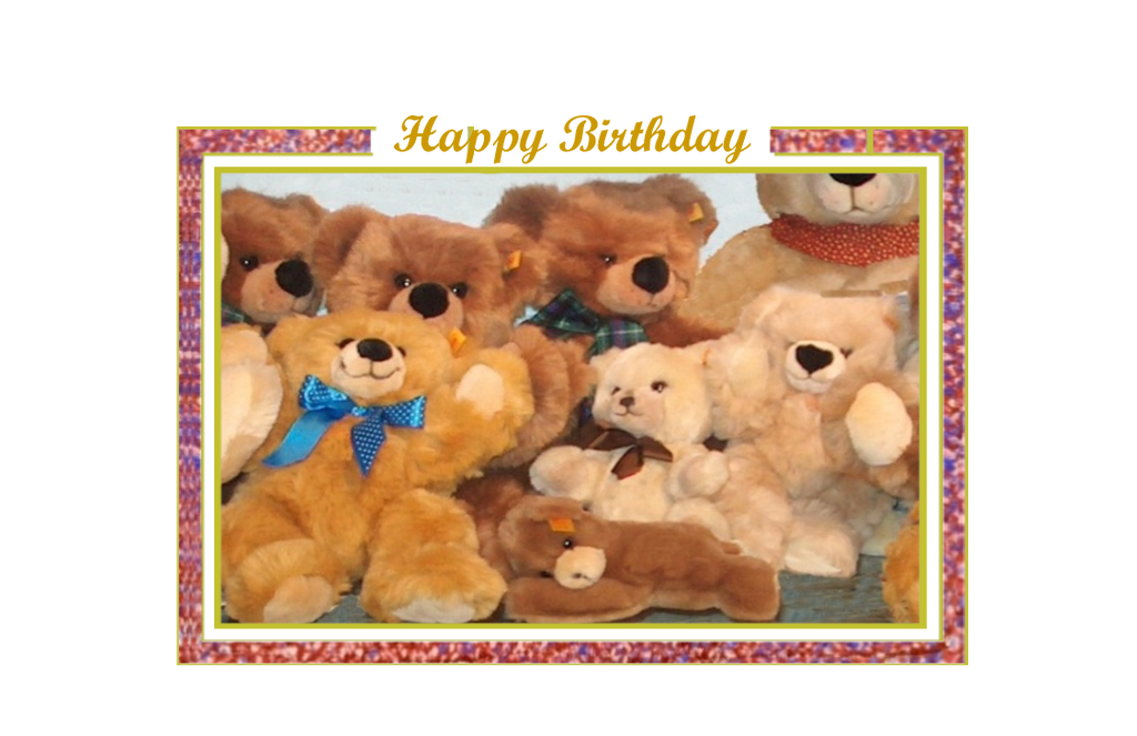 Happy Birthday, Teddy Bear Party