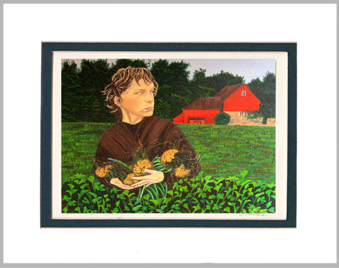 Turnip Thief Matted Print